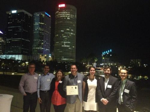 Members of CNU Tampa Bay and the Urban Charrette (left to right): Steve Schukraft, Vinod Kadu, Erin Chantry, Gui de Almeida, Ali Ankudowich, Evan Johnson, and Stephen  Benson